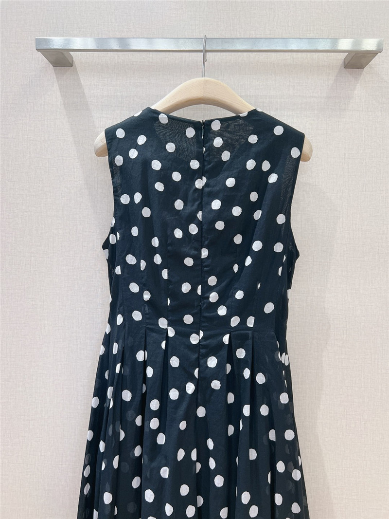 Vanitoo polka dot print dress cheap replica designer clothes