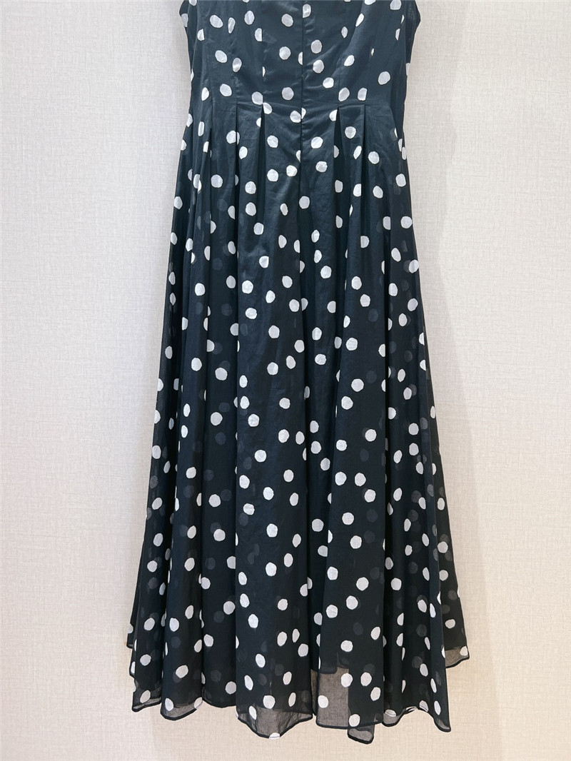 Vanitoo polka dot print dress cheap replica designer clothes
