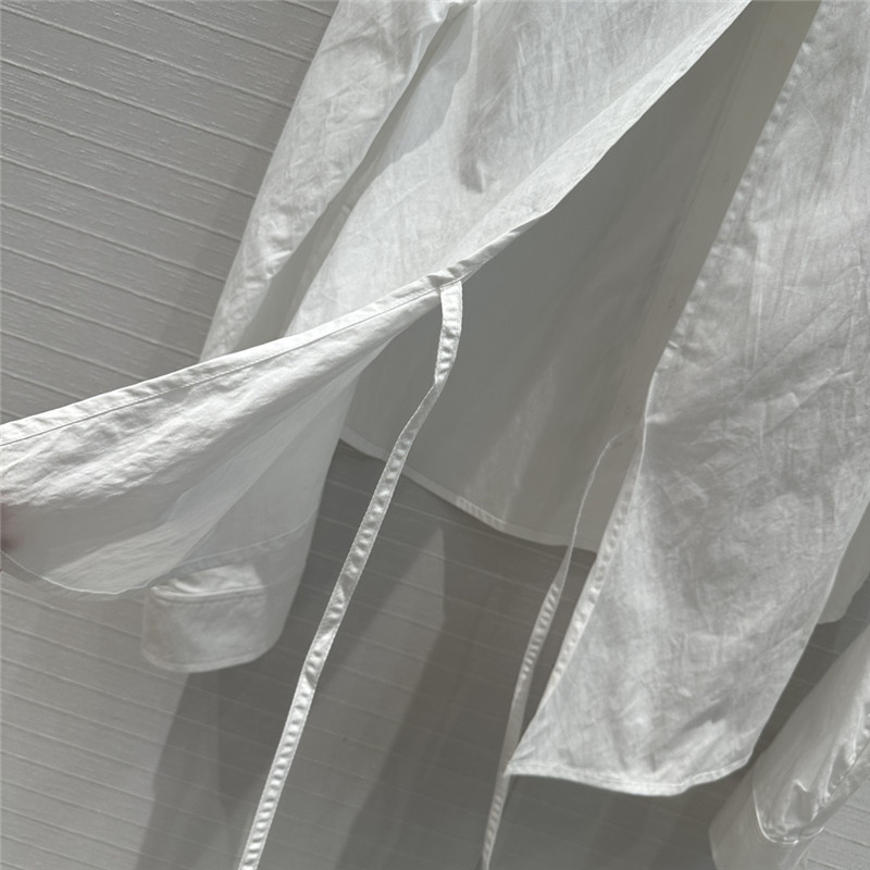 L0ew* lightweight textured cotton poplin shirt replica clothes