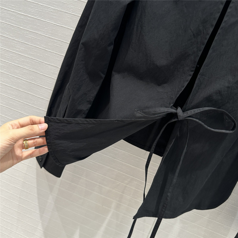 L0ew* lightweight textured cotton poplin shirt replica clothes