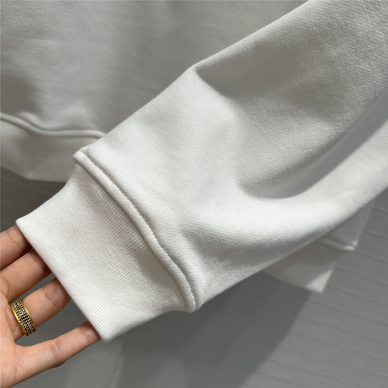 The R0w minimalist white shirt collar sweater replicas clothes