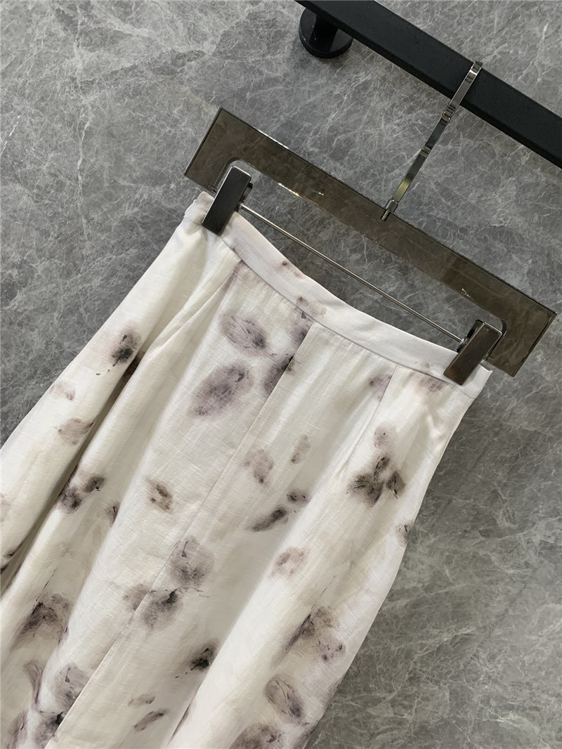 Ch**el chinese style printed skirt replica d&g clothing