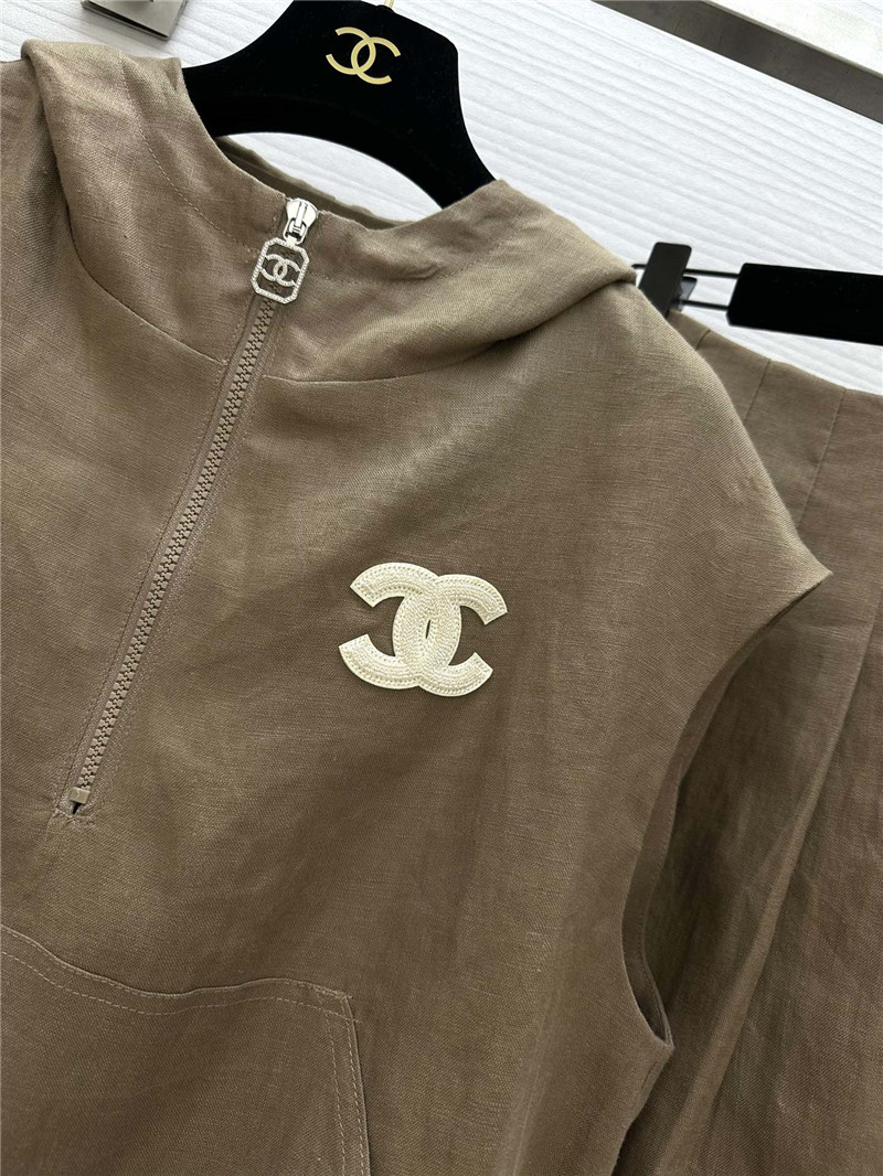 Ch**el vintage linen suit replica designer clothes