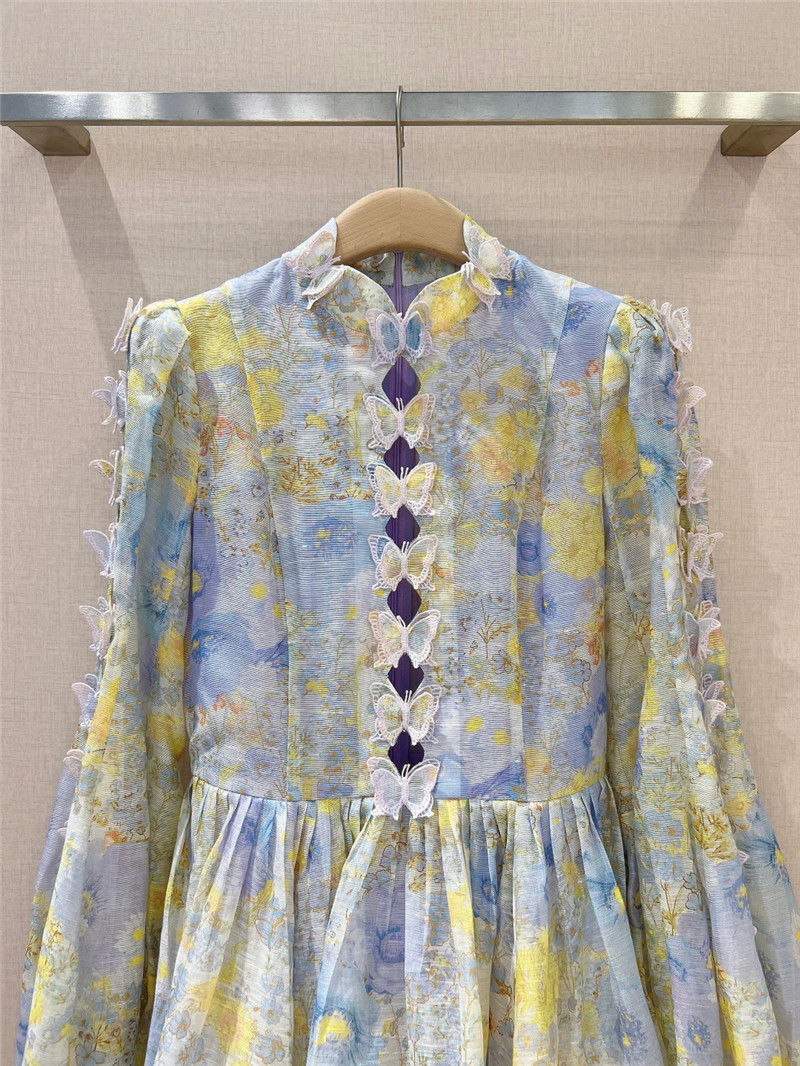 zimm printed mini dress replica d&g clothing