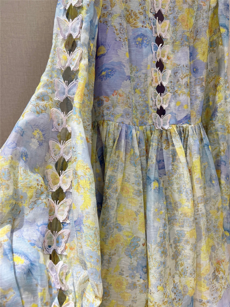 zimm printed mini dress replica d&g clothing