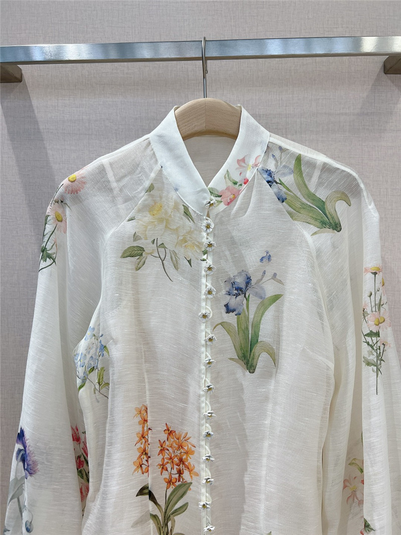 zimm small stand collar ladies shirt replica d&g clothing