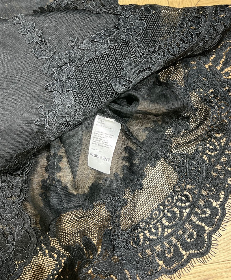 Zimm lace panelled sleeveless vest replica clothing