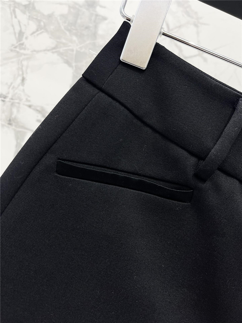 Y51 all-match slim wool shorts replica clothes