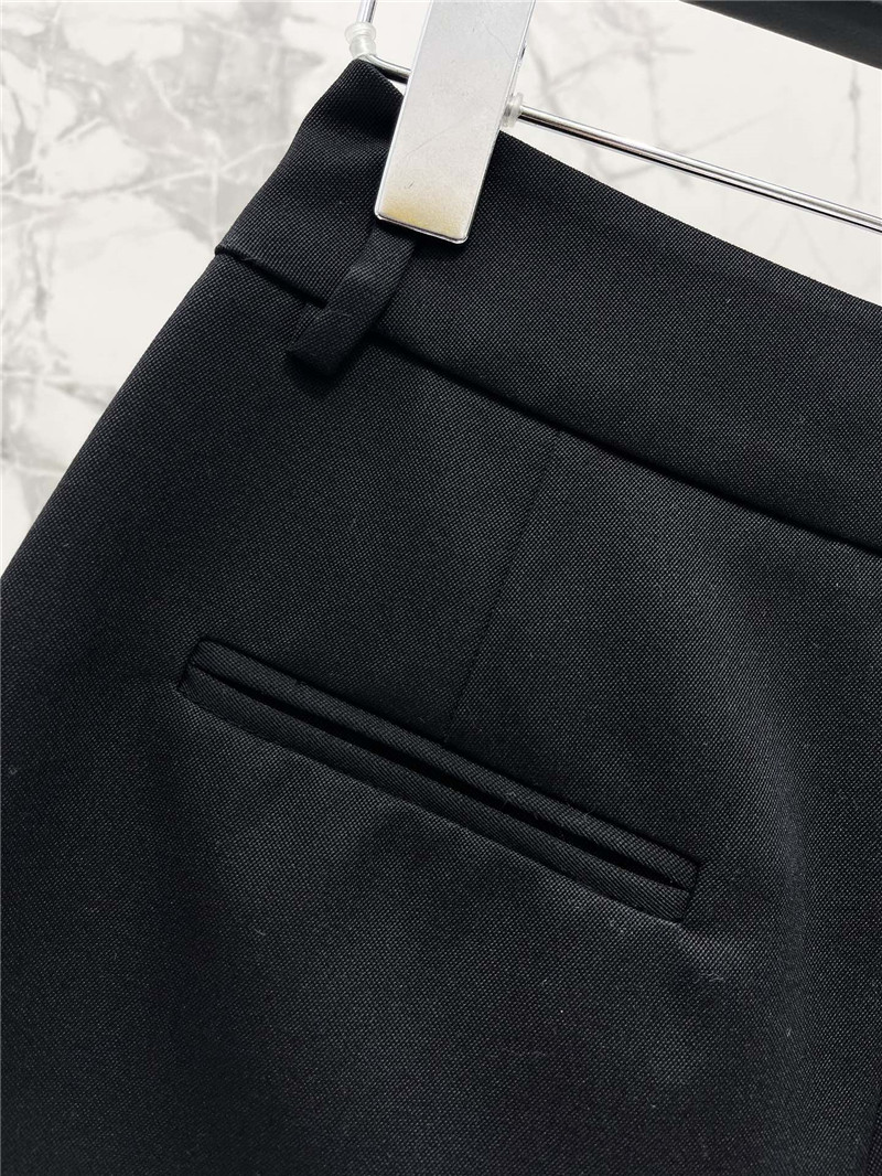 Y51 all-match slim wool shorts replica clothes