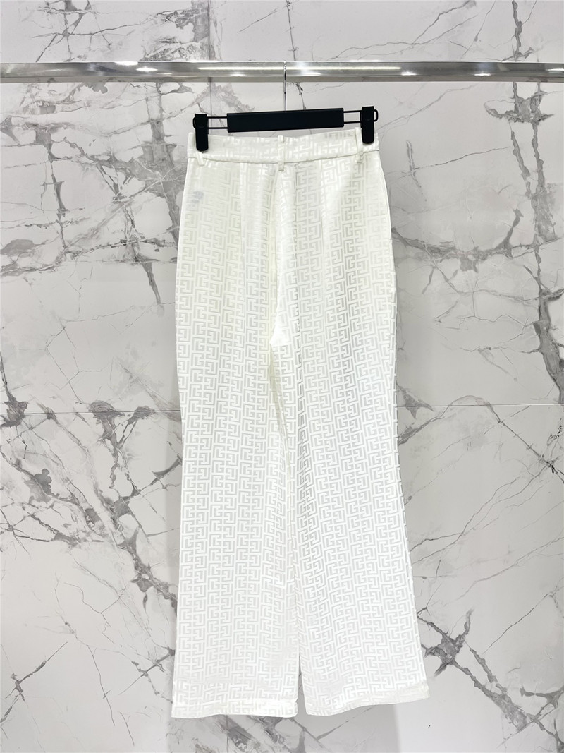 Balmain acetate labyrinth trousers replica d&g clothing