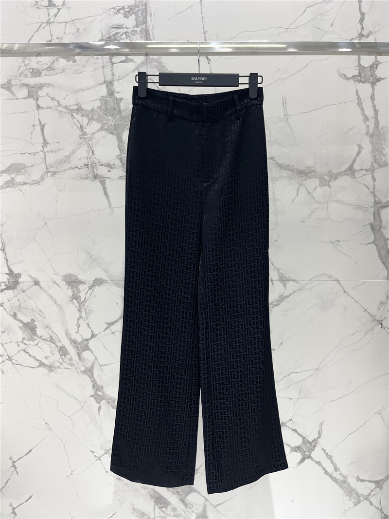 Balmain acetate labyrinth trousers replica d&g clothing