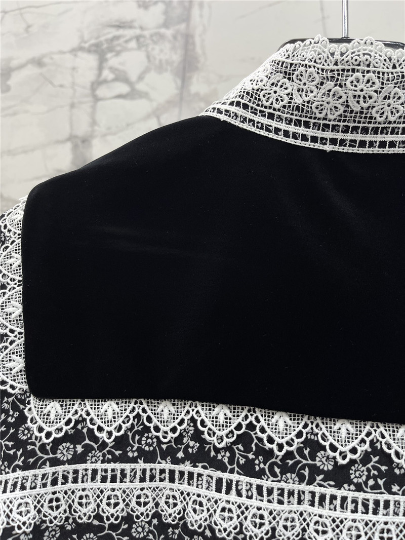 Y51 silk and velvet shirt replica designer clothes