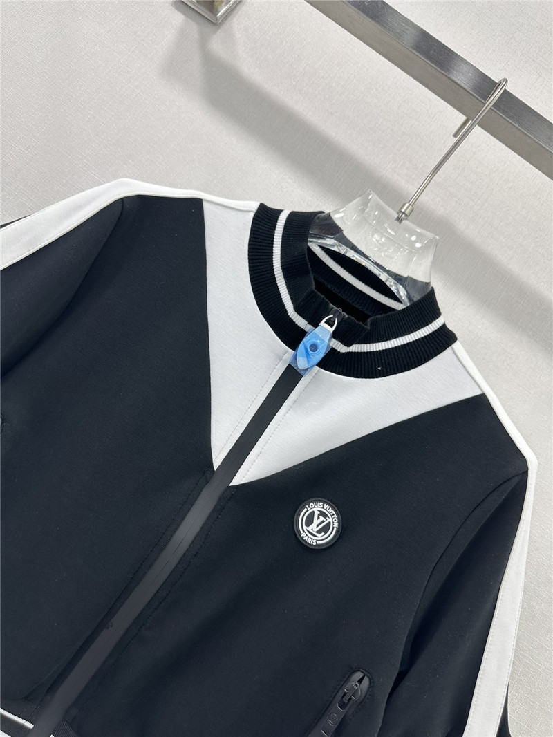 l0vis Vvtt0n lv stand collar ribbed collar short jacket replica clothing