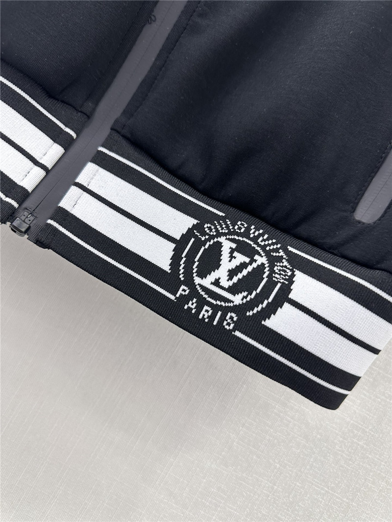 l0vis Vvtt0n lv stand collar ribbed collar short jacket replica clothing