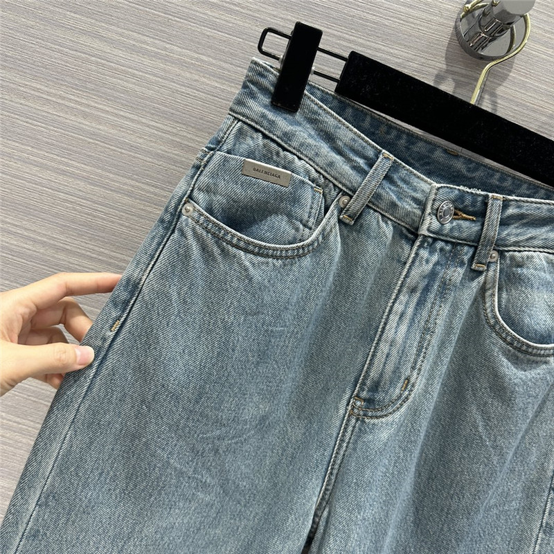 Ba1en*iaga straight wide-leg jeans replicas clothes
