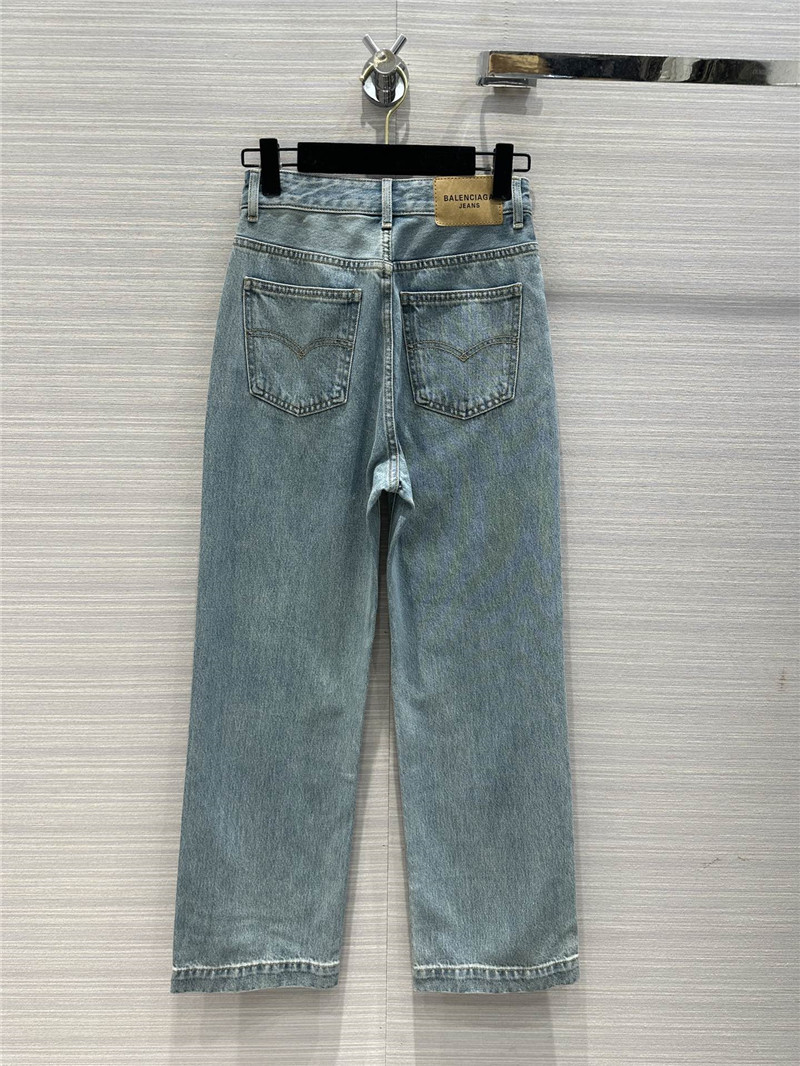 Ba1en*iaga straight wide-leg jeans replicas clothes