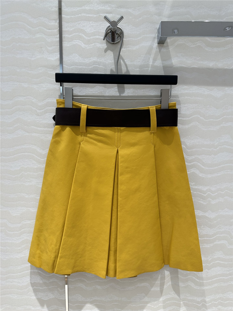 M1um1u lambskin skirt replicas clothes