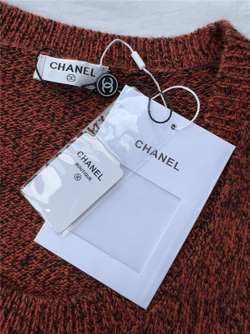 Ch**el embroidered sequined vest replica designer clothes