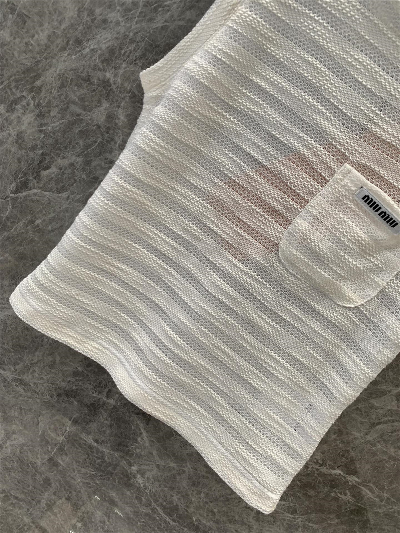 M1um1u sleeveless vest t-shirt replica clothing