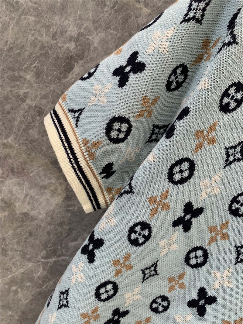 l0vis Vvtt0n lv knitted short-sleeved top replica clothing