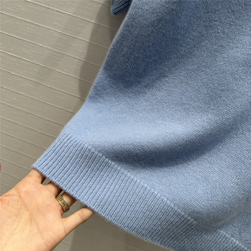 Gvc*1 polo collar short sleeve sweater replica clothing sites