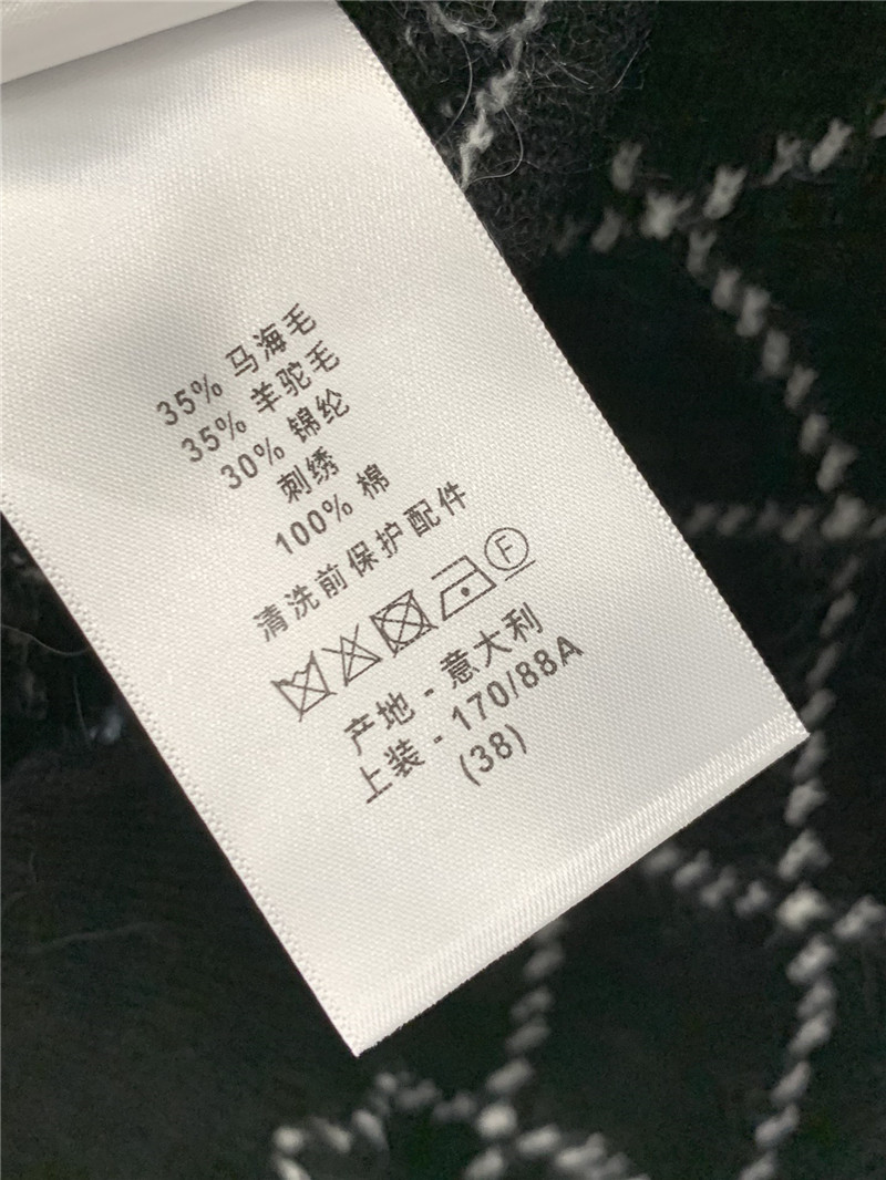 d10r D1am0nd jacquard knitted long-sleeved sweater replica clothes