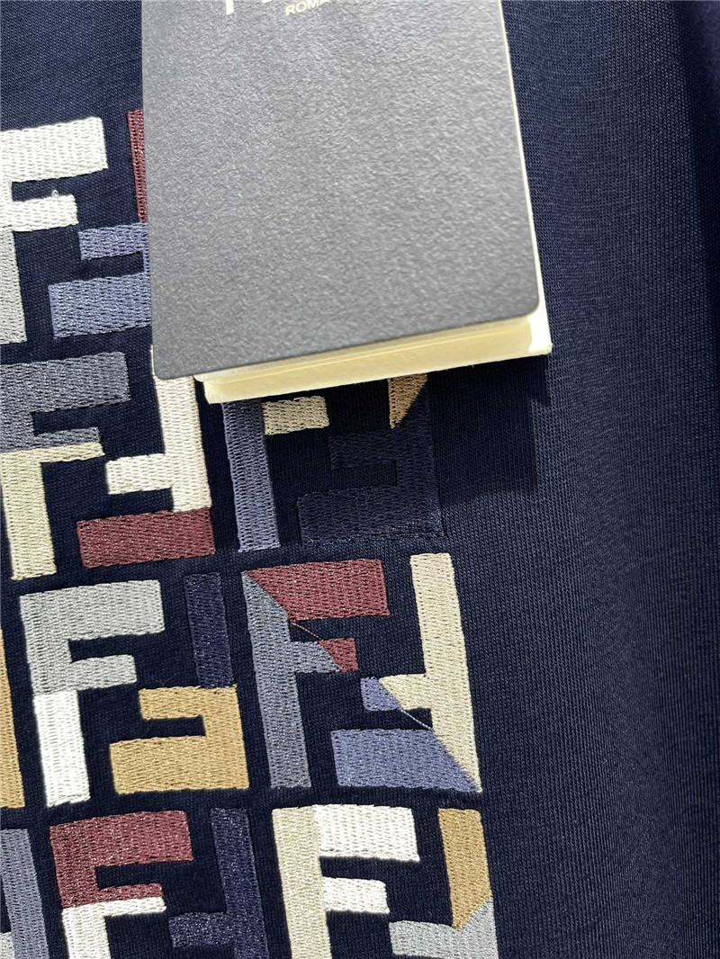 F**di round neck short sleeve replicas clothes