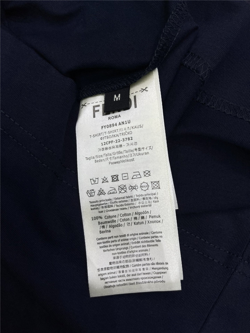 F**di round neck short sleeve replicas clothes