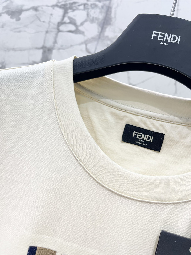 F**di round neck short sleeve replicas clothes