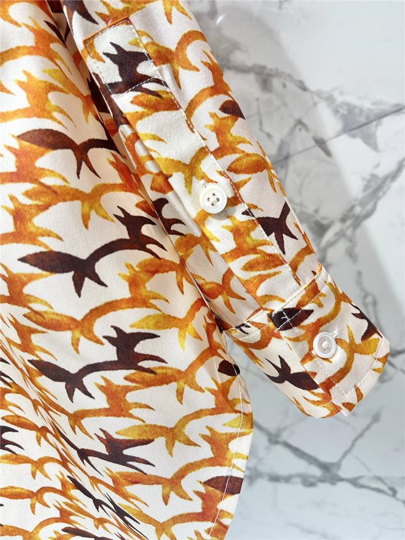 Bv*b*rry twill printed shirt replica clothing sites