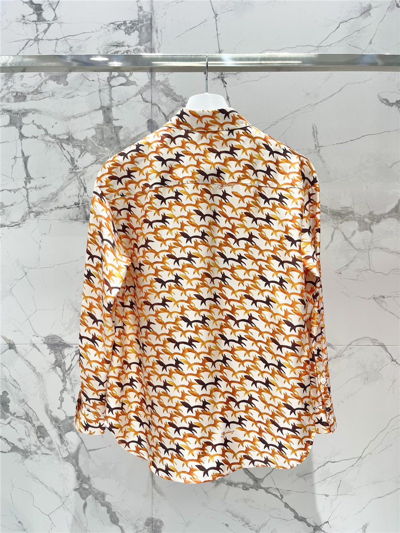 Bv*b*rry twill printed shirt replica clothing sites