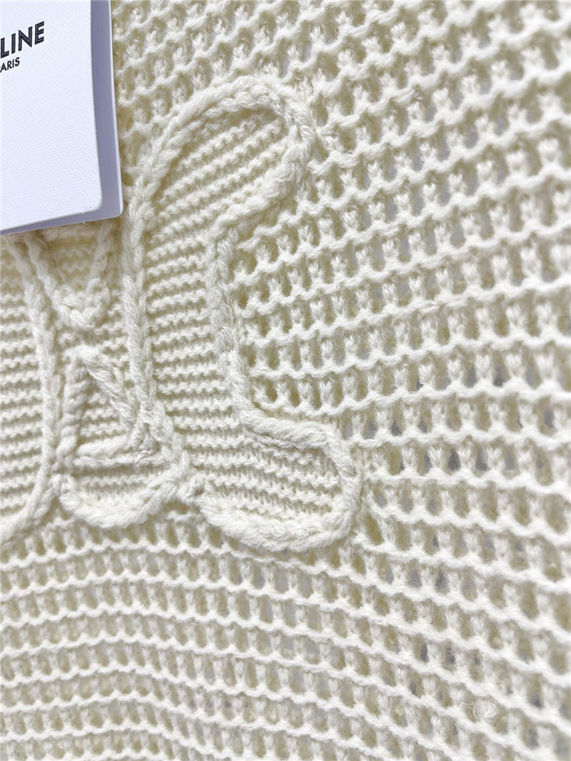 Ce1i*e hook flower hollow vest cheap replica designer clothes