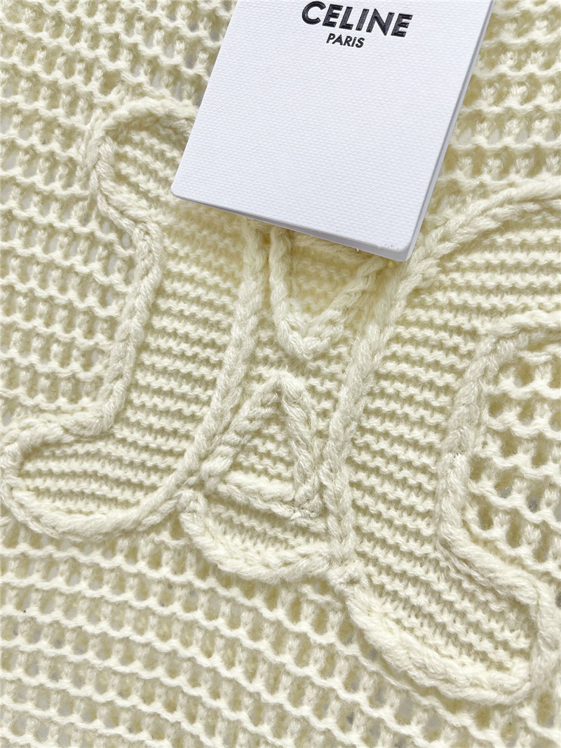 Ce1i*e hook flower hollow vest cheap replica designer clothes