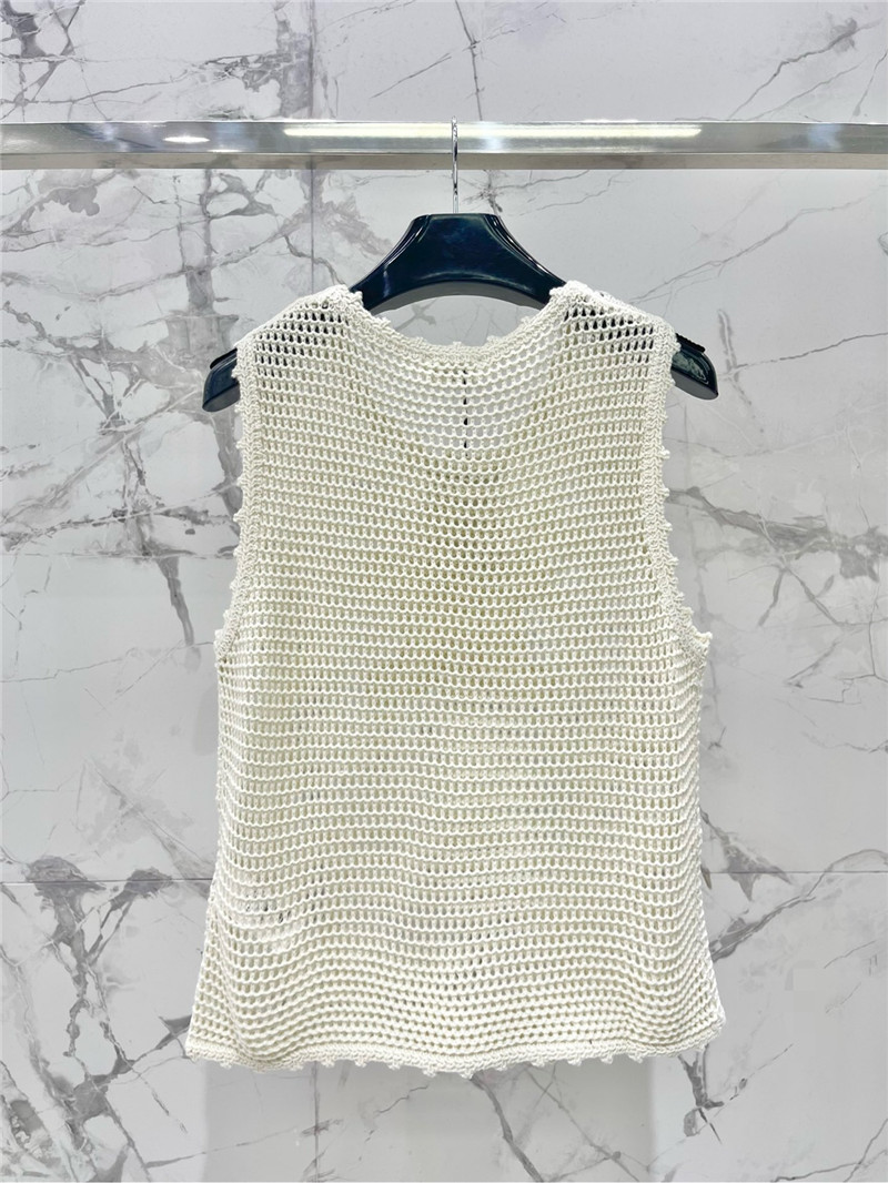 Ce1i*e hook flower hollow vest cheap replica designer clothes