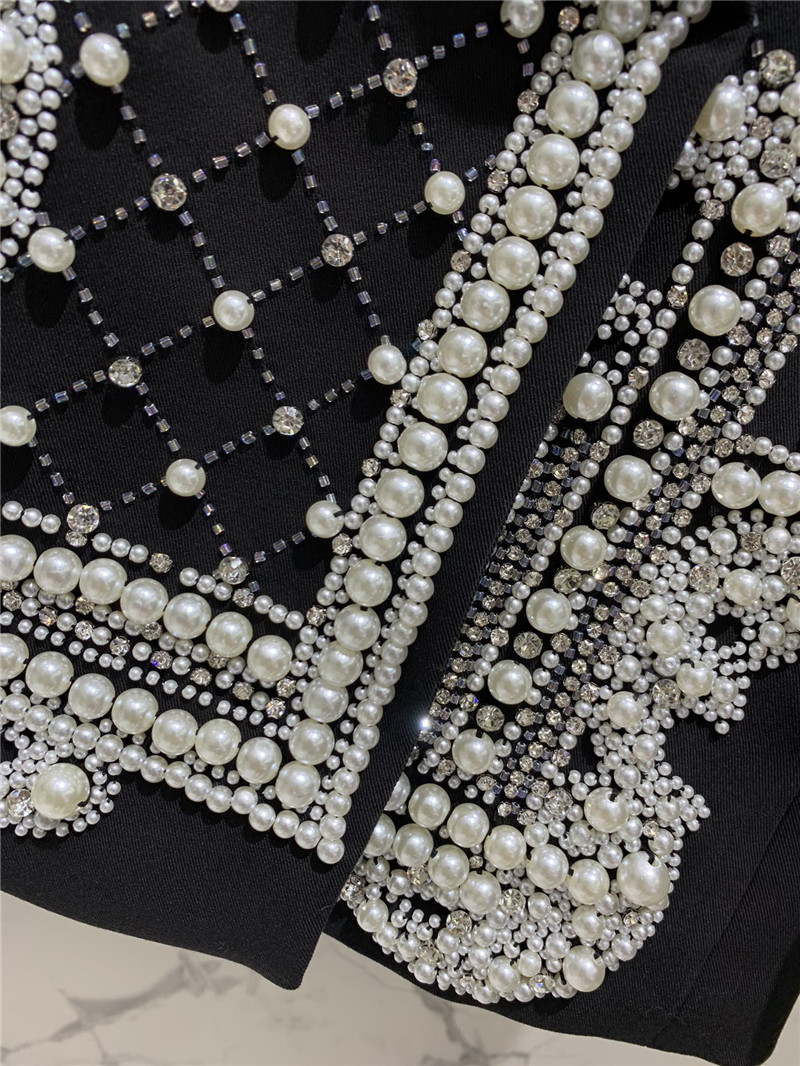 Balmain heavy pearl suit jacket replica d&g clothing