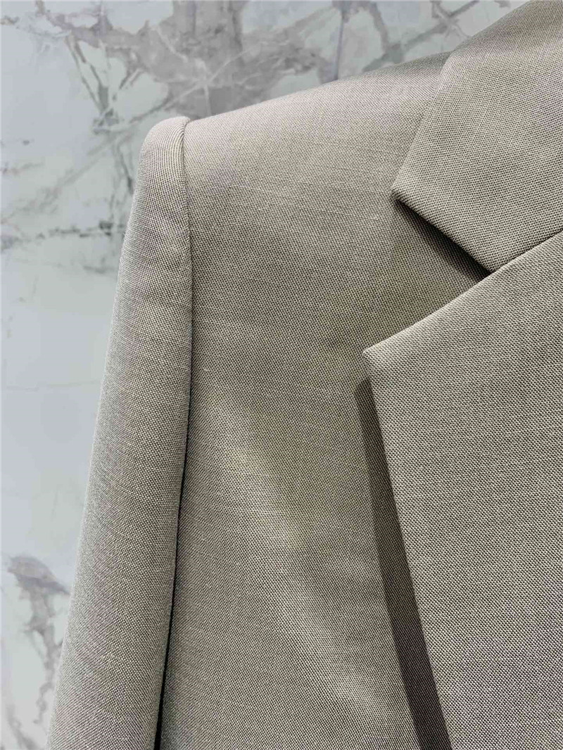 Y51 beige single-button suit replica designer clothes