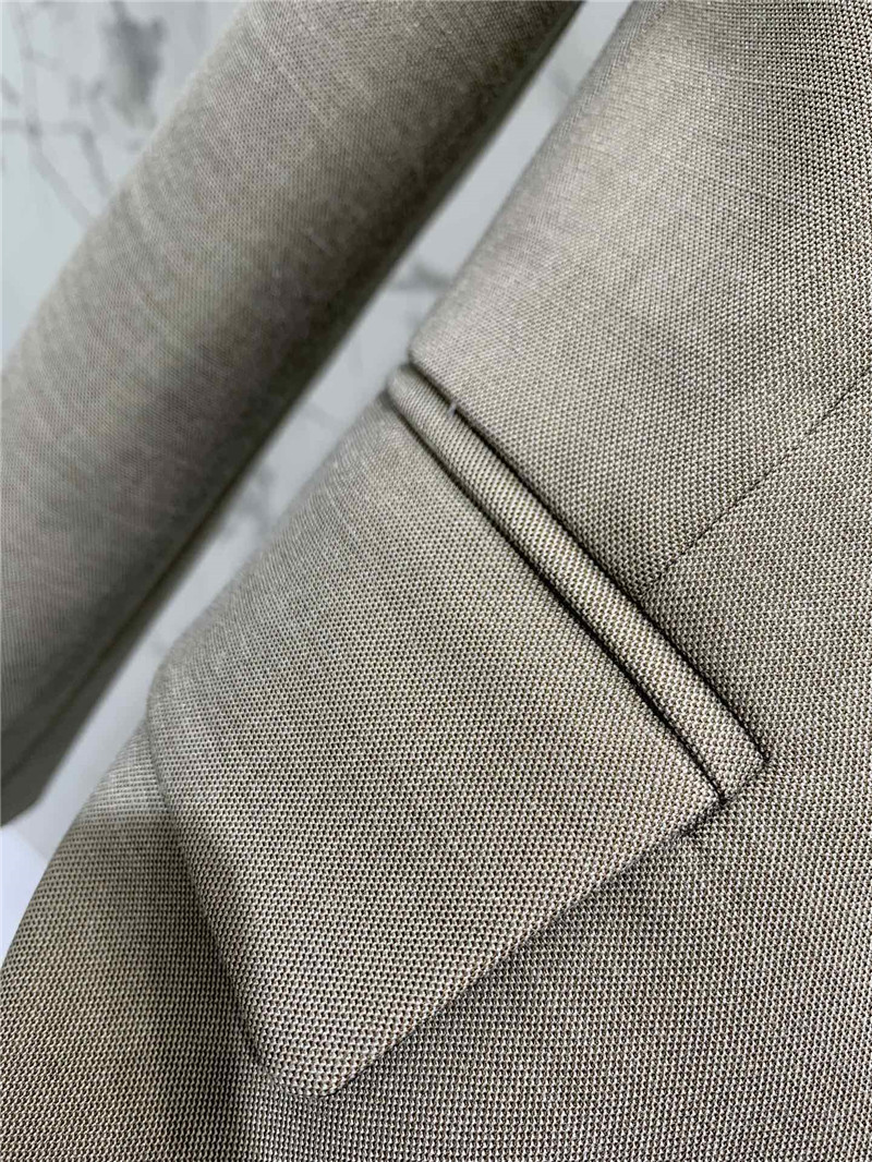 Y51 beige single-button suit replica designer clothes