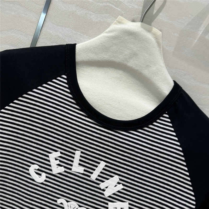 Ce1i*e logo letter pattern short sleeve t-shirt replica clothes