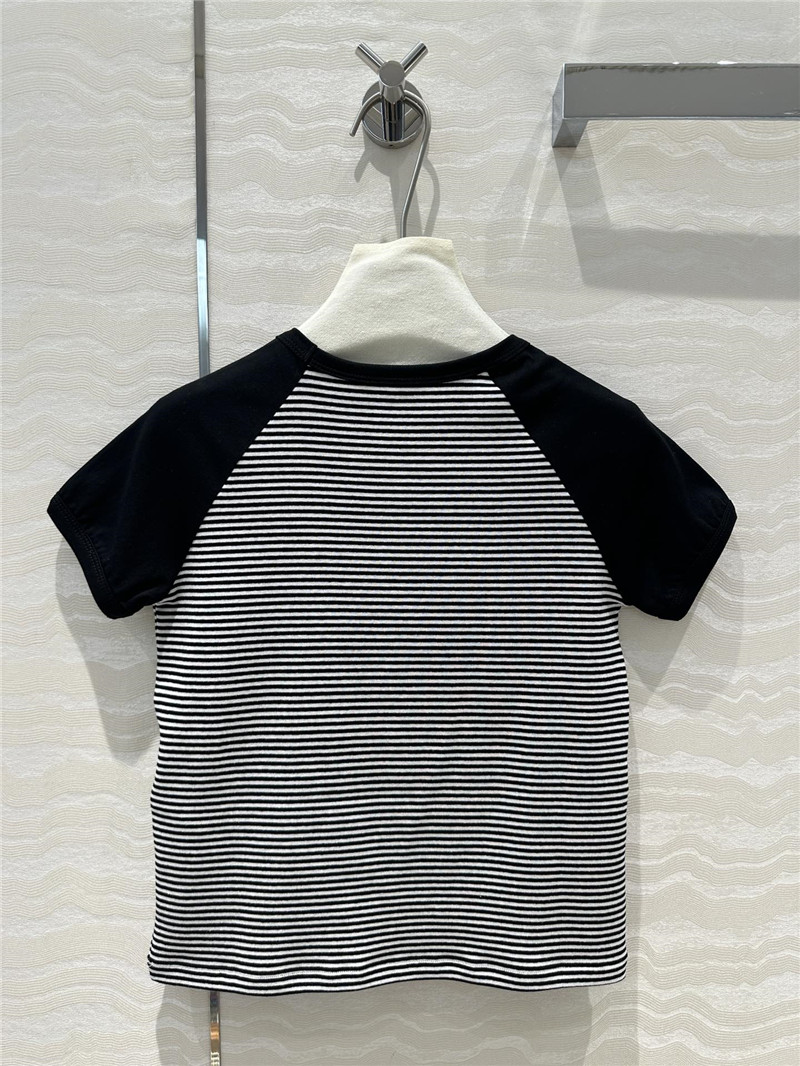 Ce1i*e logo letter pattern short sleeve t-shirt replica clothes