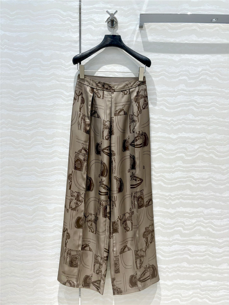 H**me5 silk straight wide-leg pants replicas clothes