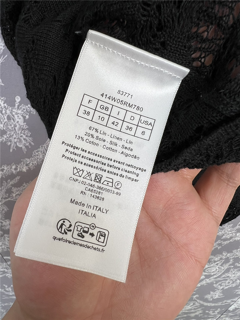 D10r new lace crochet vest replica clothes