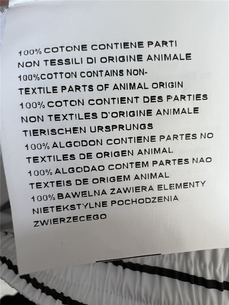 M1um1u black and white striped drawstring shorts replica clothes