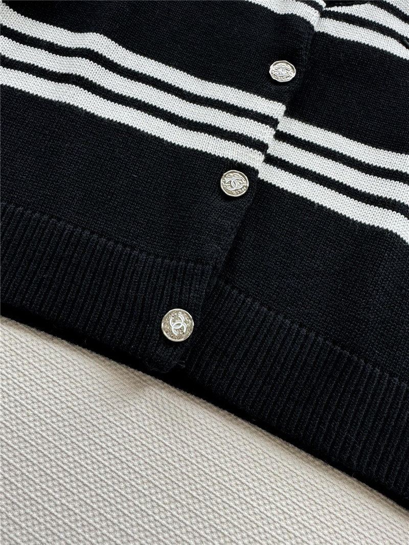 Ch**el striped cardigan replica d&g clothing