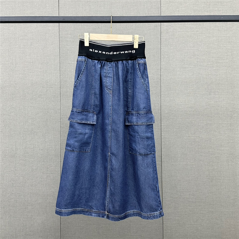 A1exa*der wang denim skirt replica clothes