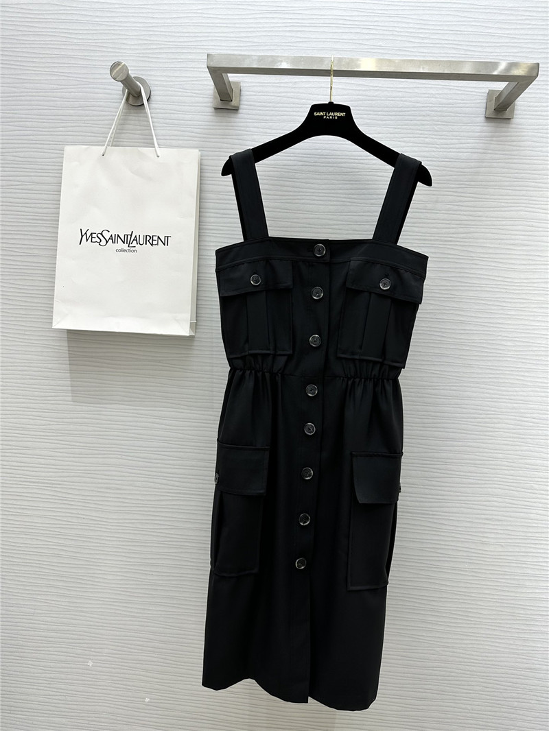 Y51 workwear style suspender tube dress replica clothes