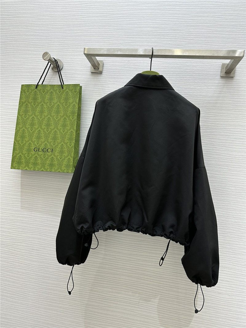 Gvc*1 drawstring zipper lapel jacket replica designer clothes