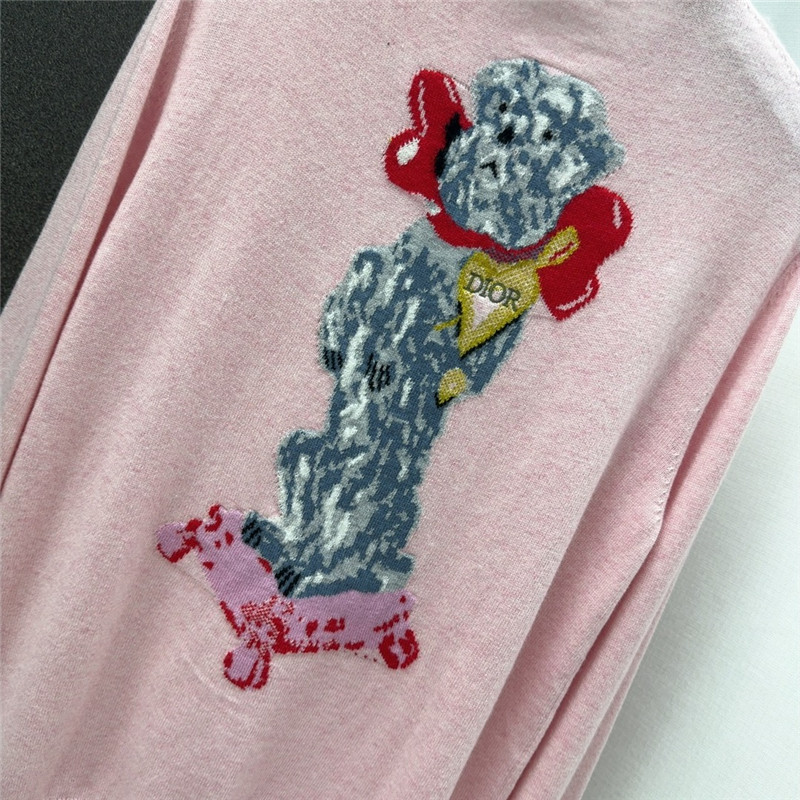 D10r pink pullover sweater replica d&g clothing