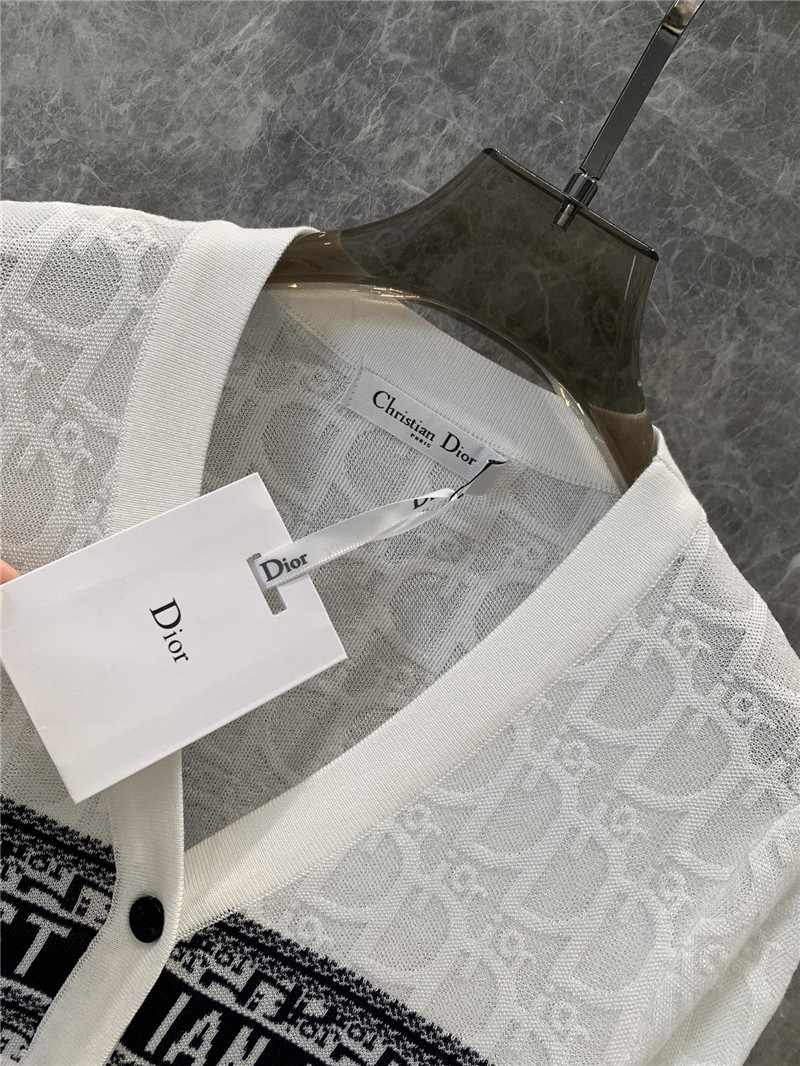 D10r single breasted knitted cardigan replica clothes