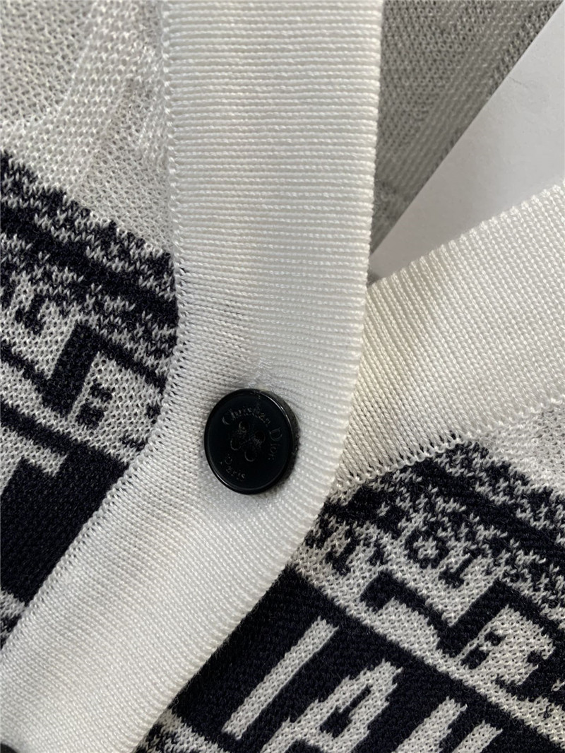 D10r single breasted knitted cardigan replica clothes