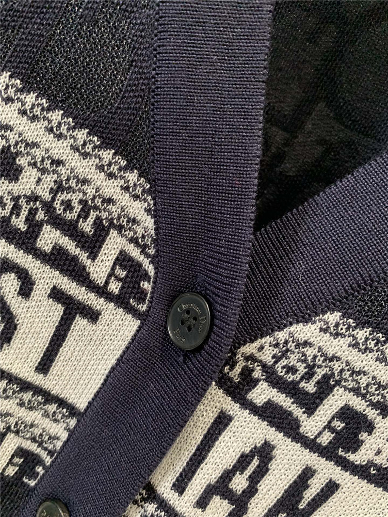D10r single breasted knitted cardigan replica clothes